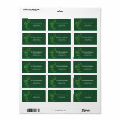 Shamrock St. Patty's Day St. Patrick's personalise Etiket (Full Sheet)