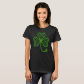Shamrock Stethoscope Nurse Lucky St Patricks Day N T-shirt (Voorkant volledig)