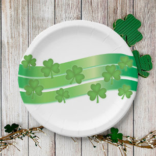 Shamrock Stripes Papieren Bordje