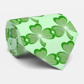 Shamrock stropdas green (Opgerold)