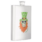 Shamrock Sugar Skull Heupfles (Rechts)
