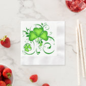 Shamrock Swirl Napkins Servet (Insitu)