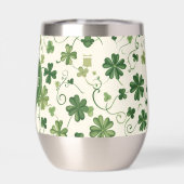 Shamrock Swirl Patroon Monogram (Achterkant)