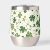 Shamrock Swirl Patroon Monogram (Voorkant)