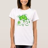 Shamrock Swirls T-shirt (Voorkant)