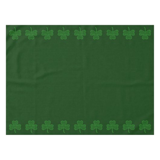Shamrock Tafelkleed (Voorkant (Horizontaal))