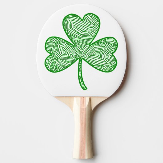 Shamrock Tafeltennisbatje (Voorkant)