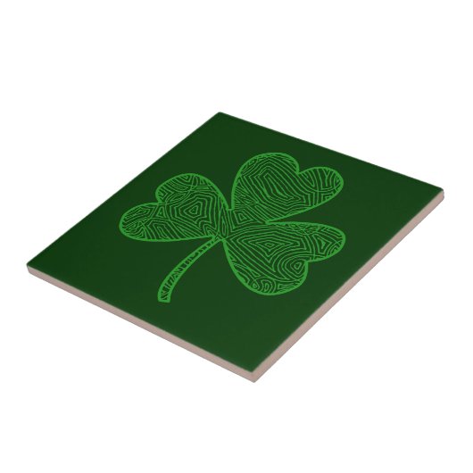 Shamrock Tegeltje (Zijkant)