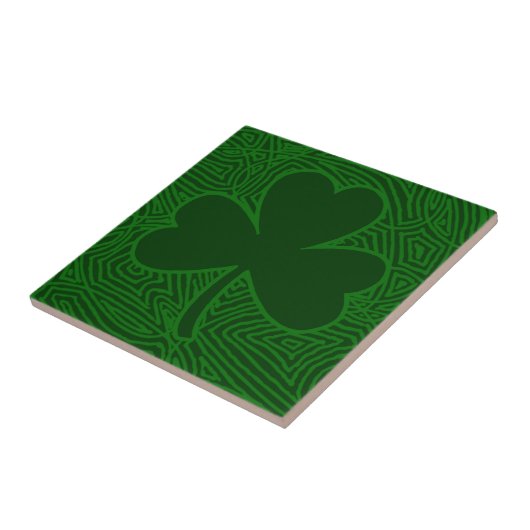 Shamrock Tegeltje (Zijkant)