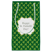 Shamrock Three Leaf Clover Graphic Klein Cadeauzakje (Voorkant)