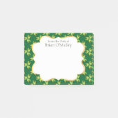 Shamrock Three Leaf Clover Graphic Post-it® Notes (Voorkant)