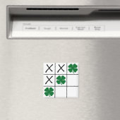 Shamrock Tic Tac Toe Magneet (Insitu (Vaatwasser))