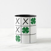 Shamrock Tic Tac Toe Mok (Midden)