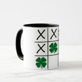 Shamrock Tic Tac Toe Mok (Voorkant links)
