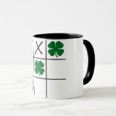 Shamrock Tic Tac Toe Mok (Voorkant rechts)