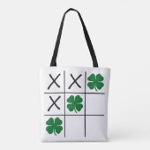 Shamrock Tic Tac Toe Tote Bag (Achterkant)