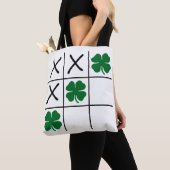 Shamrock Tic Tac Toe Tote Bag (Dichtbij)