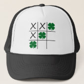 Shamrock Tic Tac Toe Trucker Pet (Voorkant)