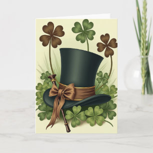 Shamrock Top Hoed Patronenkaart Kaart