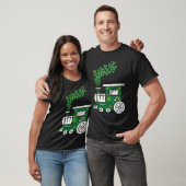 Shamrock Train St.Patrick Day Cool Railroad voor B T-shirt (Unisex)