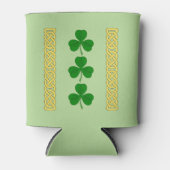 Shamrock Trio en Knotwork Bands Blikjeskoeler (Voorkant)