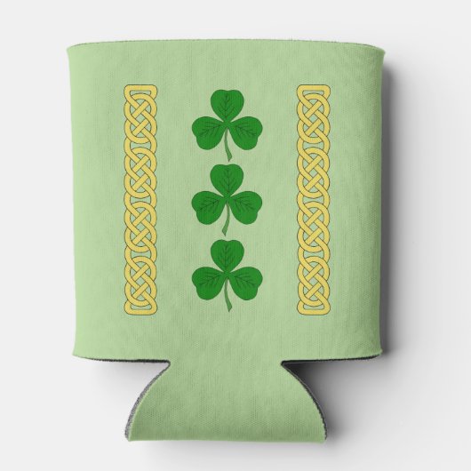 Shamrock Trio en Knotwork Bands Blikjeskoeler (Achterkant)