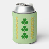 Shamrock Trio en Knotwork Bands Blikjeskoeler (Blikje Achterkant)