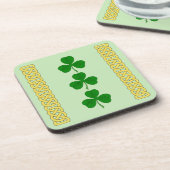 Shamrock Trio en Knotwork Bands Drankjes Onderzetter (Linkerzijde)