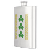 Shamrock Trio en Knotwork Bands Flacon (Links)