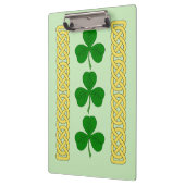 Shamrock Trio en Knotwork Bands Klembord (Links)