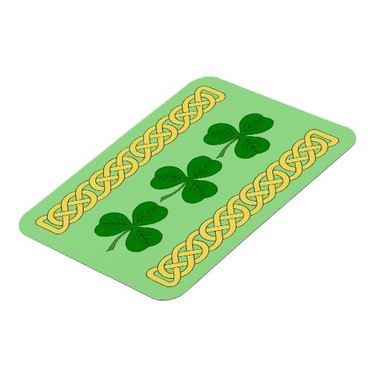 Shamrock Trio en Knotwork Bands Magneet (Linkerzijde)