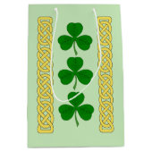 Shamrock Trio en Knotwork Bands Medium Cadeauzakje (Voorkant)
