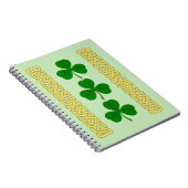Shamrock Trio en Knotwork Bands Notitieboek (Rechterzijde)