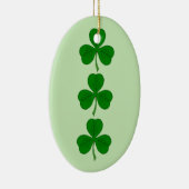 Shamrock Trio Keramisch Ornament (Rechts)