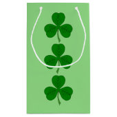 Shamrock Trio Klein Cadeauzakje (Achterkant)