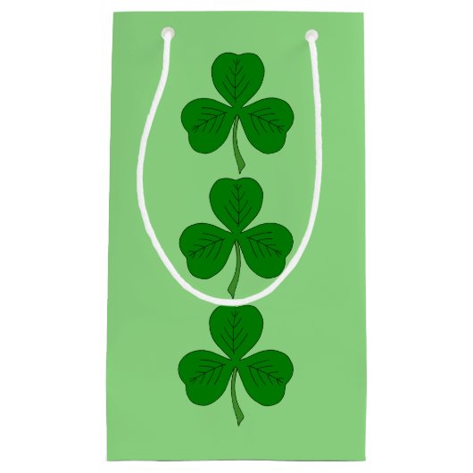 Shamrock Trio Klein Cadeauzakje (Voorkant)