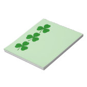 Shamrock Trio Notitieblok (Linkerzijde)