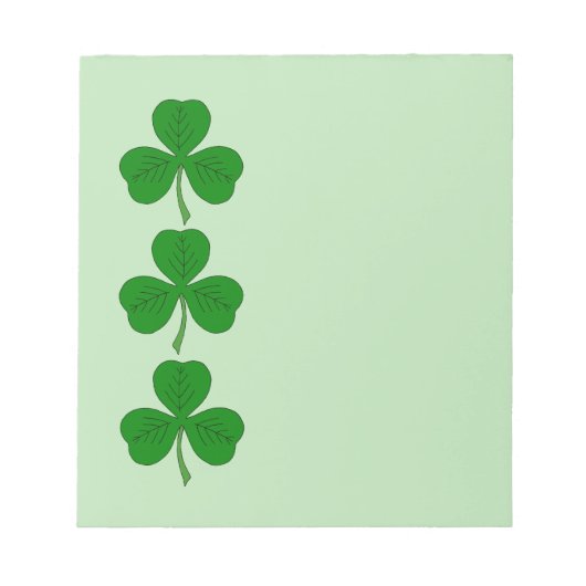 Shamrock Trio Notitieblok (Voorkant)