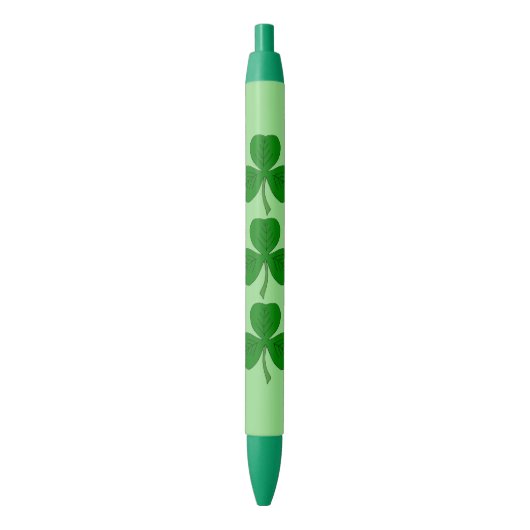 Shamrock Trio Zwarte Inkt Pen (Voorkant Verticaal)