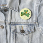 Shamrock Trombone Ronde Button 5,7 Cm (In situ)