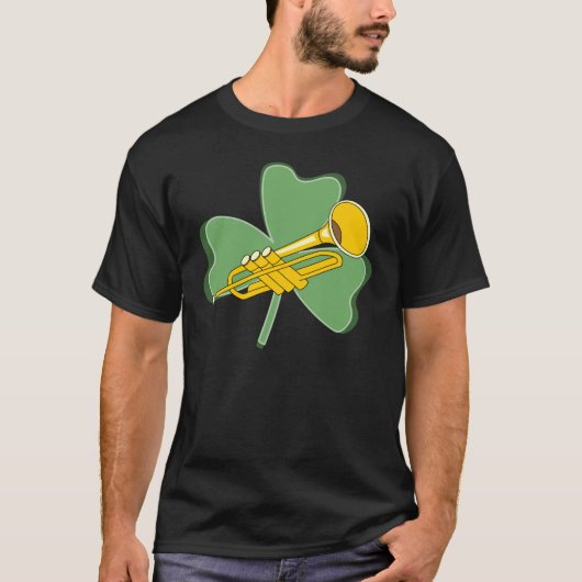 Shamrock trompet t-shirt (Voorkant)