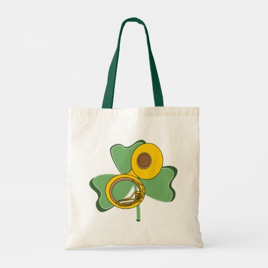 Shamrock Tuba Tote Bag (Achterkant)