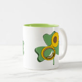 Shamrock Tuba Tweekleurige Koffiemok (Voorkant rechts)