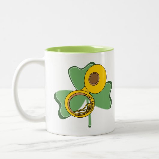 Shamrock Tuba Tweekleurige Koffiemok (Links)