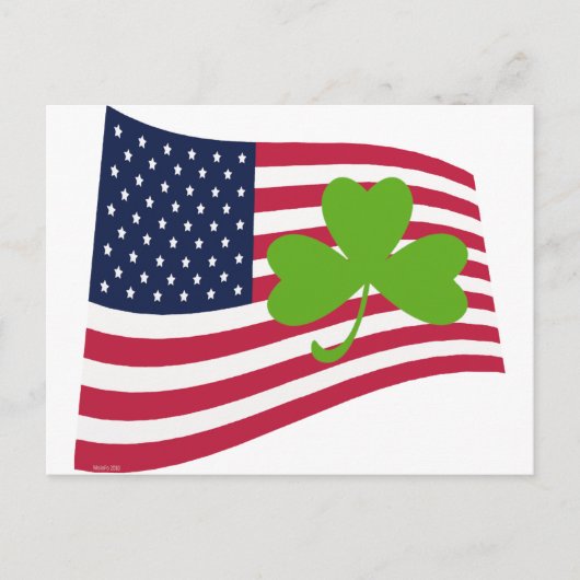 Shamrock-USA Briefkaart (Voorkant)