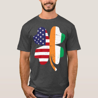 Shamrock USA Ierland St Patricks dag T-shirt