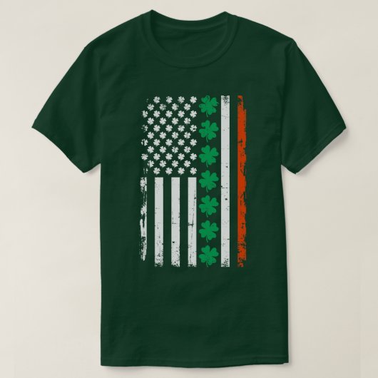 Shamrock USA St Patricks dag 1 T-shirt (Design voorkant)