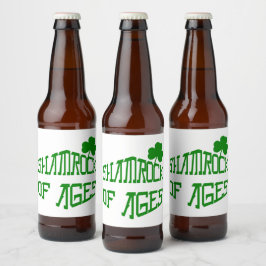 Shamrock van Ages Bier Etiket