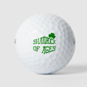 Shamrock van Ages Golfballen (Voorkant)