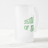 Shamrock van Ages Matglas Bierpul (Voorkant rechts)